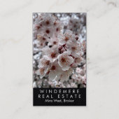 Unieke makelaar van onroerend goed, makelaar Cherr Visitekaartje (Voorkant)