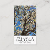 Unieke makelaar van onroerend goed, makelaar Cherr Visitekaartje (Voorkant)