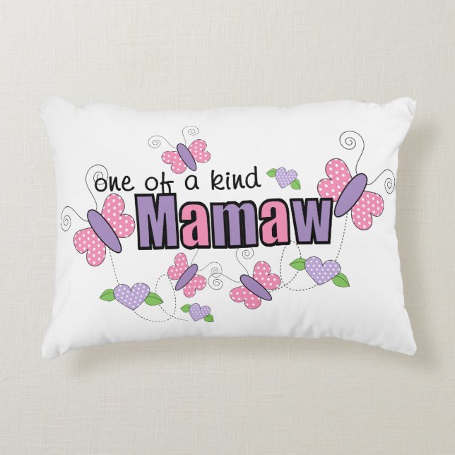 Unieke Mamaw Accent Kussen (Voorkant)