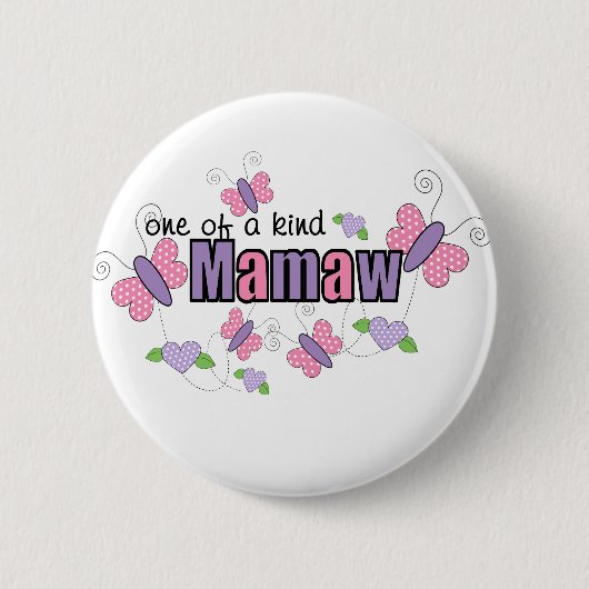 Unieke Mamaw Ronde Button 5,7 Cm (Voorkant)