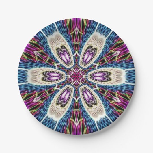 unieke Mandala Papieren Bordje (Voorkant)