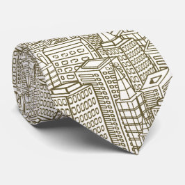 Unieke Mannen architect-architectuur Stropdas