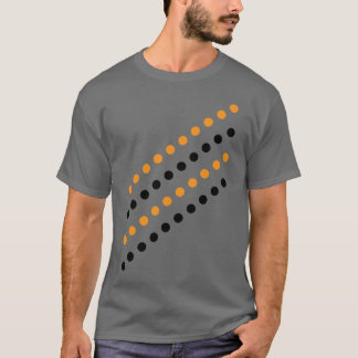 Unieke Mannen Polka Dot T-Shirt - Donkergrijs