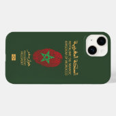 Unieke Marokkaanse reispaspoortprintsouvenir Case-Mate iPhone Case (Achterkant (horizontaal))