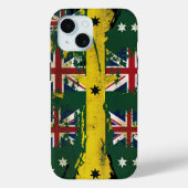 Unieke Mates Mingling: Australisch + Brits Fusion Case-Mate iPhone Case (Achterkant)