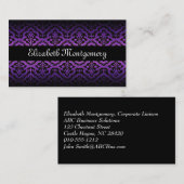 Unieke Medieval Damask Professional-Visitekaartjes Visitekaartje (Voorkant / Achterkant)