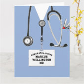 Unieke Medische School Afstuderen Kaart (Gele Bloem)