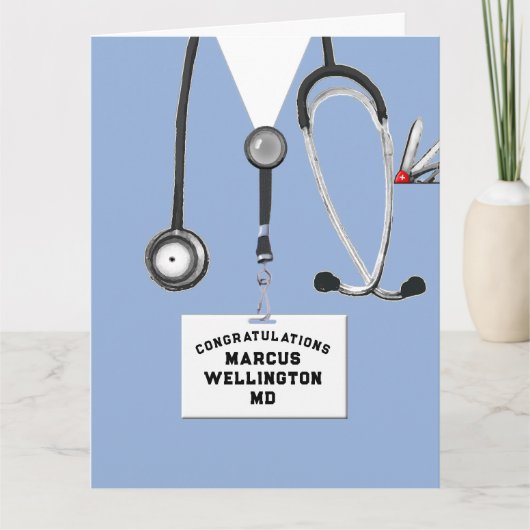 Unieke Medische School Afstuderen Kaart (Voorkant)