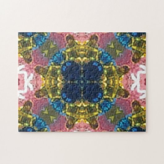 Unieke meerkleurige puzzel uitdaging legpuzzel (Horizontaal)