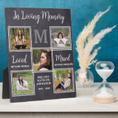 Unieke Memorial Foto van gepersonaliseerd videogeh Fotoplaat (Zijkant)