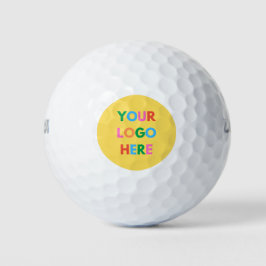 Unieke merknaam Promotion Company Business Logo Golfballen