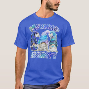 Unieke Mermaid Security met Funny T-shirt