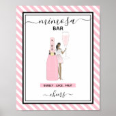 Unieke Mimosa Bar-teken Poster (Voorkant)