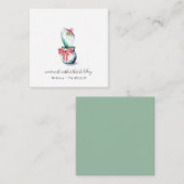 Unieke mini-kersttags met enveloppen notitiekaartje (Voorkant / Achterkant)