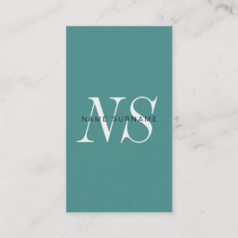 Unieke minieme verticale Visitekaartje van het mon