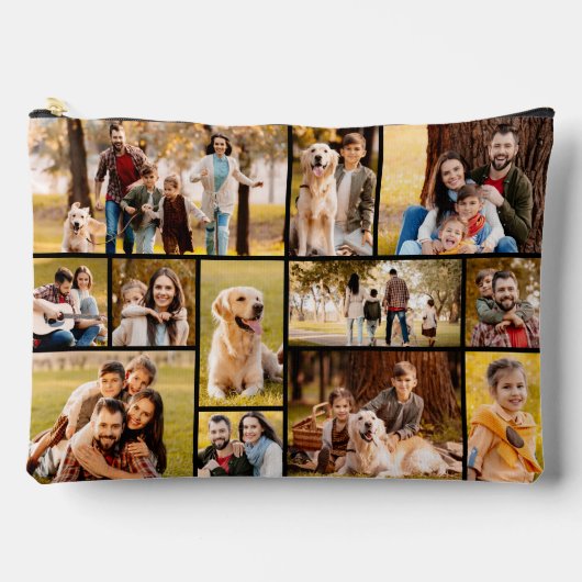 Unieke minimalistische fotocollage van 12 etui (Voorkant)