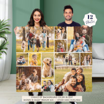 Unieke minimalistische fotocollage van 12