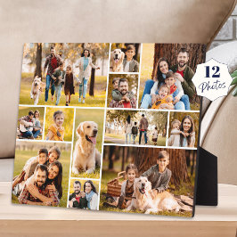 Unieke minimalistische fotocollage van 12 fotoplaat