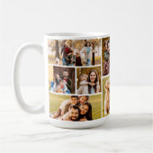 Unieke minimalistische fotocollage van 12 koffiemok (Links)