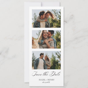 Unieke Minimalistische Fotohuttreep Save The Date
