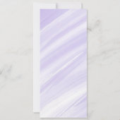 Unieke Mode Eenvoudige lavender Bouquet Handgeschr Kaart (Achterkant)