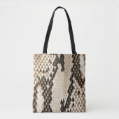 Unieke Mode Snakeskin-Canvas tas (Voorkant)