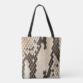 Unieke Mode Snakeskin-Canvas tas (Achterkant)