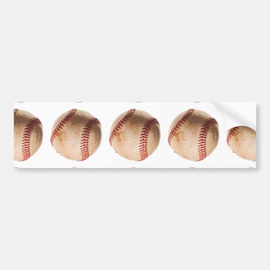 Unieke Modern Baseball Art Bumpersticker (Voorkant)