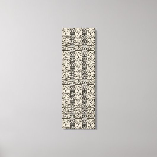 Unieke moderne Abstracte geometrische pixelpatrone Canvas Afdruk (Voorkant)