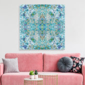 Unieke moderne abstracte kunst ontwerp van één soo canvas afdruk (Insitu (Woonkamer))