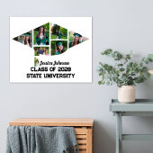 Unieke moderne Afstuderen foto collage print