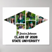 Unieke moderne Afstuderen foto collage print (Voorkant)