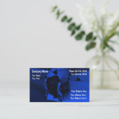 Unieke moderne auto visitekaartje (Staand voorkant)