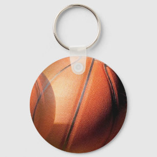 Unieke moderne basketbal artwork Sleutelhanger