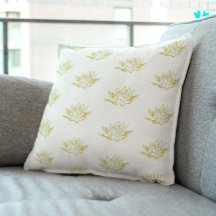 Unieke moderne bloem met bloem ontspant geel