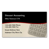 Unieke moderne boekhouder magnetisch visitekaartje (Voorkant)