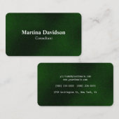 Unieke, moderne, creatieve elegant visitekaartje (Voorkant / Achterkant)