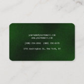 Unieke, moderne, creatieve elegant visitekaartje (Achterkant)