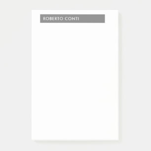 Unieke Moderne Duidelijke Minimalistische Naam Post-it® Notes