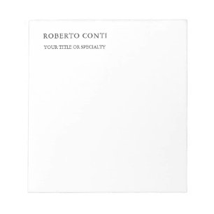 Unieke Moderne Eenvoudige Minimalist Notitieblok