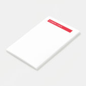 Unieke moderne eenvoudige minimalistische naam roo post-it® notes (Schuin)