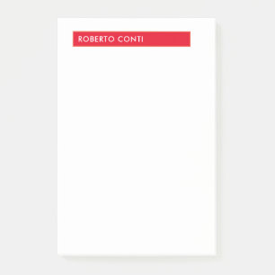 Unieke moderne eenvoudige minimalistische naam roo post-it® notes