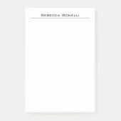 Unieke, moderne, eenvoudige whitepaper post-it® notes (Voorkant)