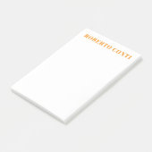 Unieke moderne effen minimalistisch post-it® notes (Schuin)