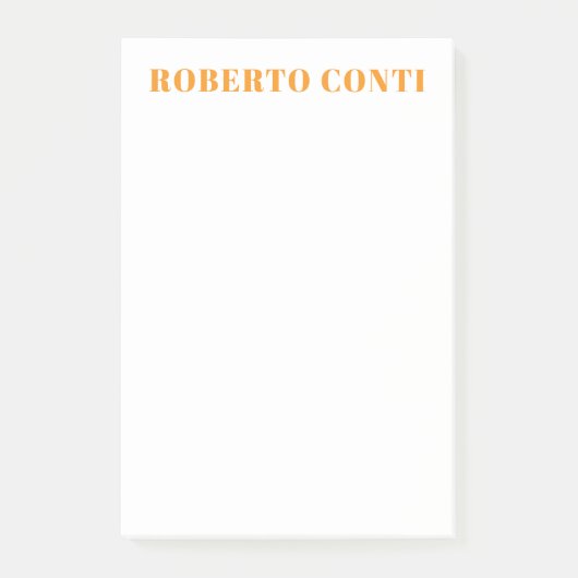 Unieke moderne effen minimalistisch post-it® notes (Voorkant)