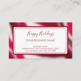 Unieke moderne feestelijke kerst zakelijke promoti visitekaartje