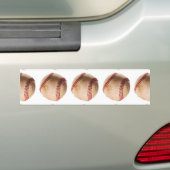 Unieke moderne honkbal kunst bumper sticker (Op auto)
