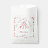 Unieke moderne kleine pompoen Dank u Baby shower Bedankzakje (Voorkant)