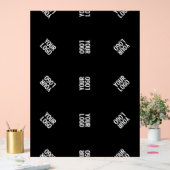 Unieke moderne Logo Pattern Sjabloon | Black Acryl Bord (Huwelijk)