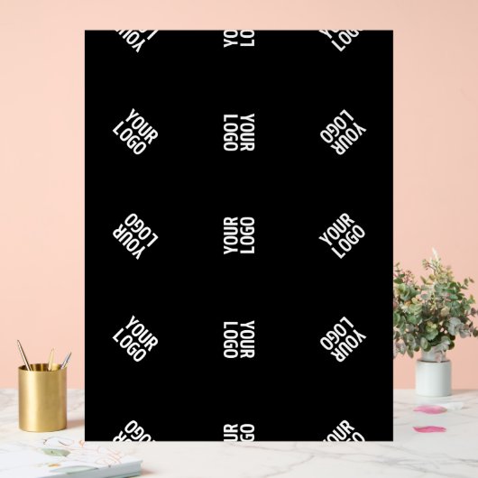 Unieke moderne Logo Pattern Sjabloon | Black Acryl Bord (Huwelijk)
